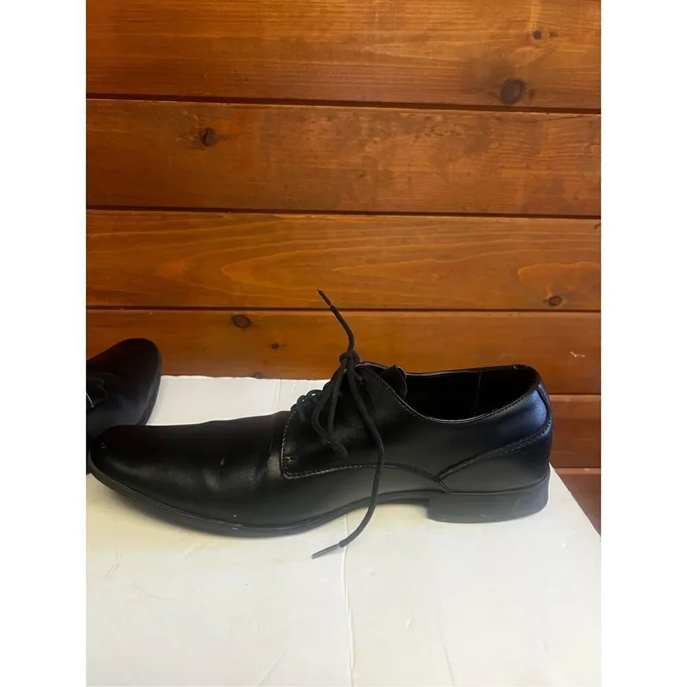Calvin Klein Men's Brodie Lace Up Dress Oxford Black Sz 11